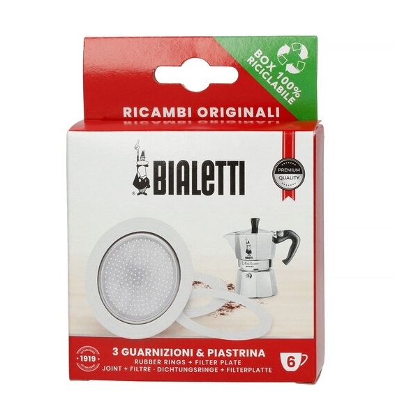 Tarpinė ir sietelis kavinukui Bialetti, 6 cup 300 ml