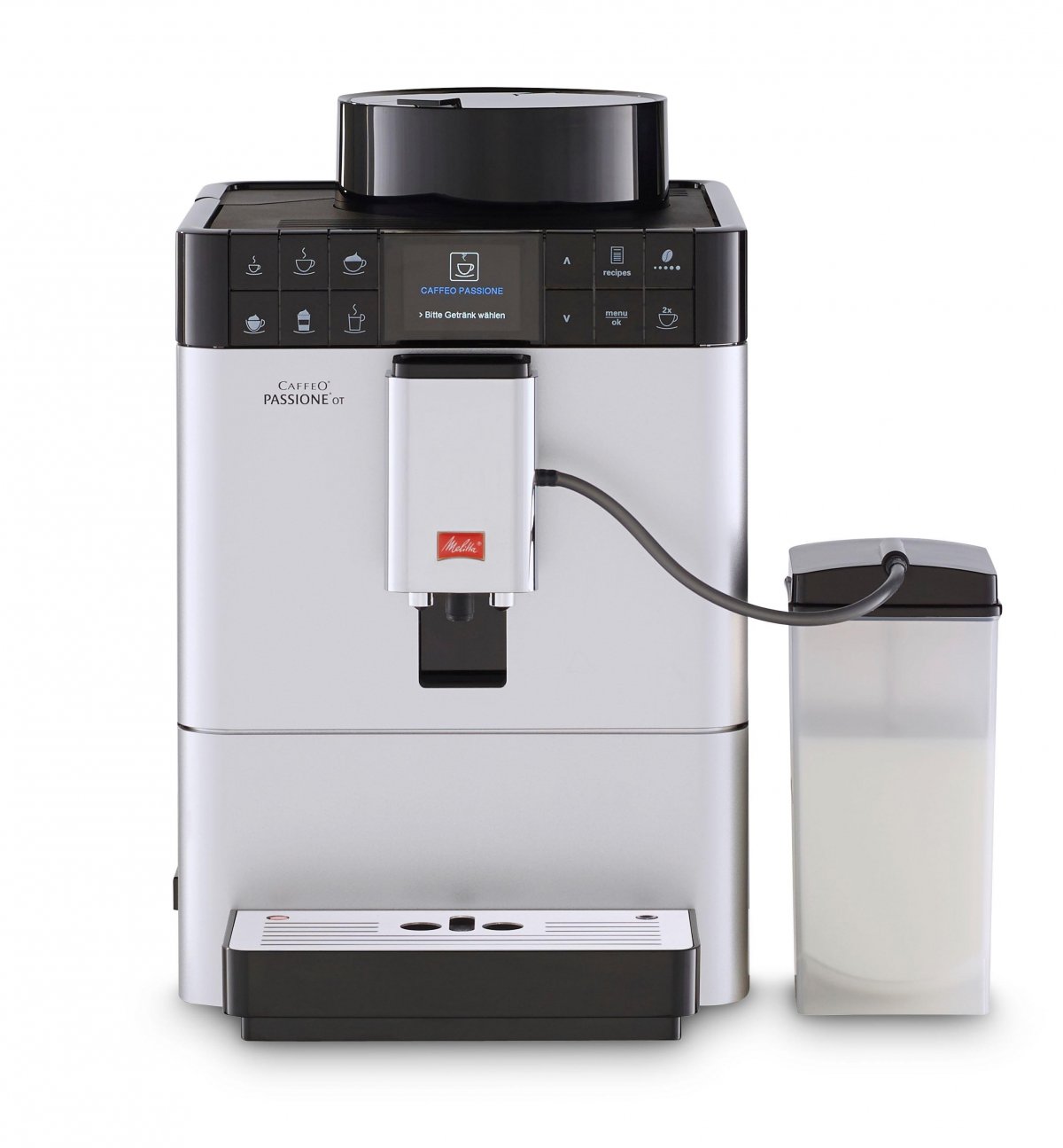 MELITTA F53/1-101  PASSIONE OneTouch automatinis kavos aparatas, sidabro