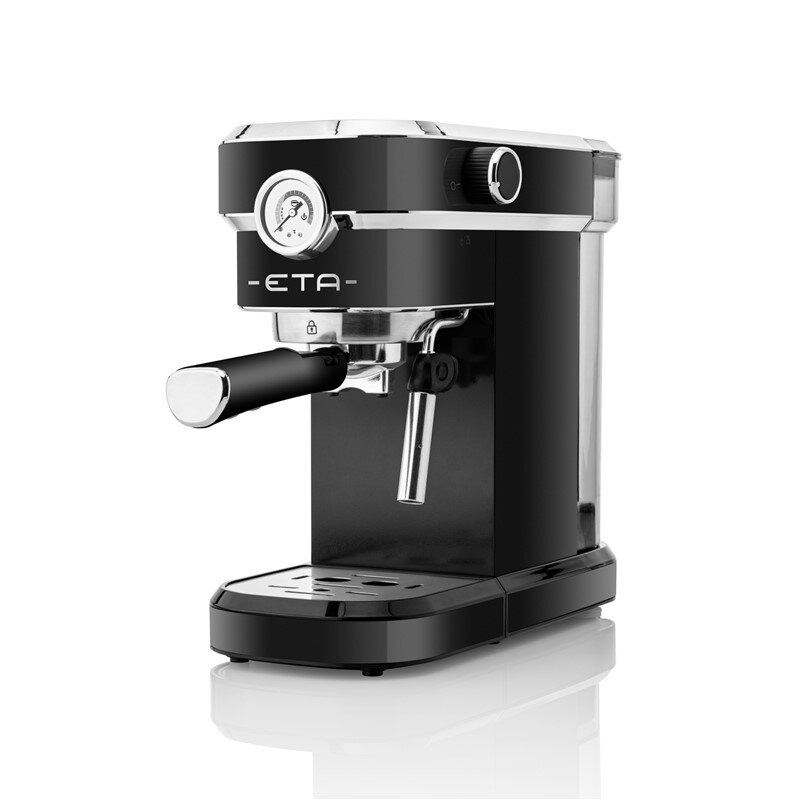 Kavos aparatas ETA Espresso coffee maker ETA618190020 Storio Pump pressure 20 bar, Built-in milk frother, Table, 1350 W, Black