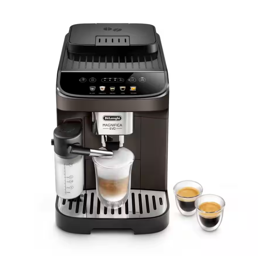 Kavos aparatas Delonghi Coffee Maker ECAM293.61 BW Magnifica Evo Pump pressure 15 bar Built-in milk frother Fully automatic 1450 W Black