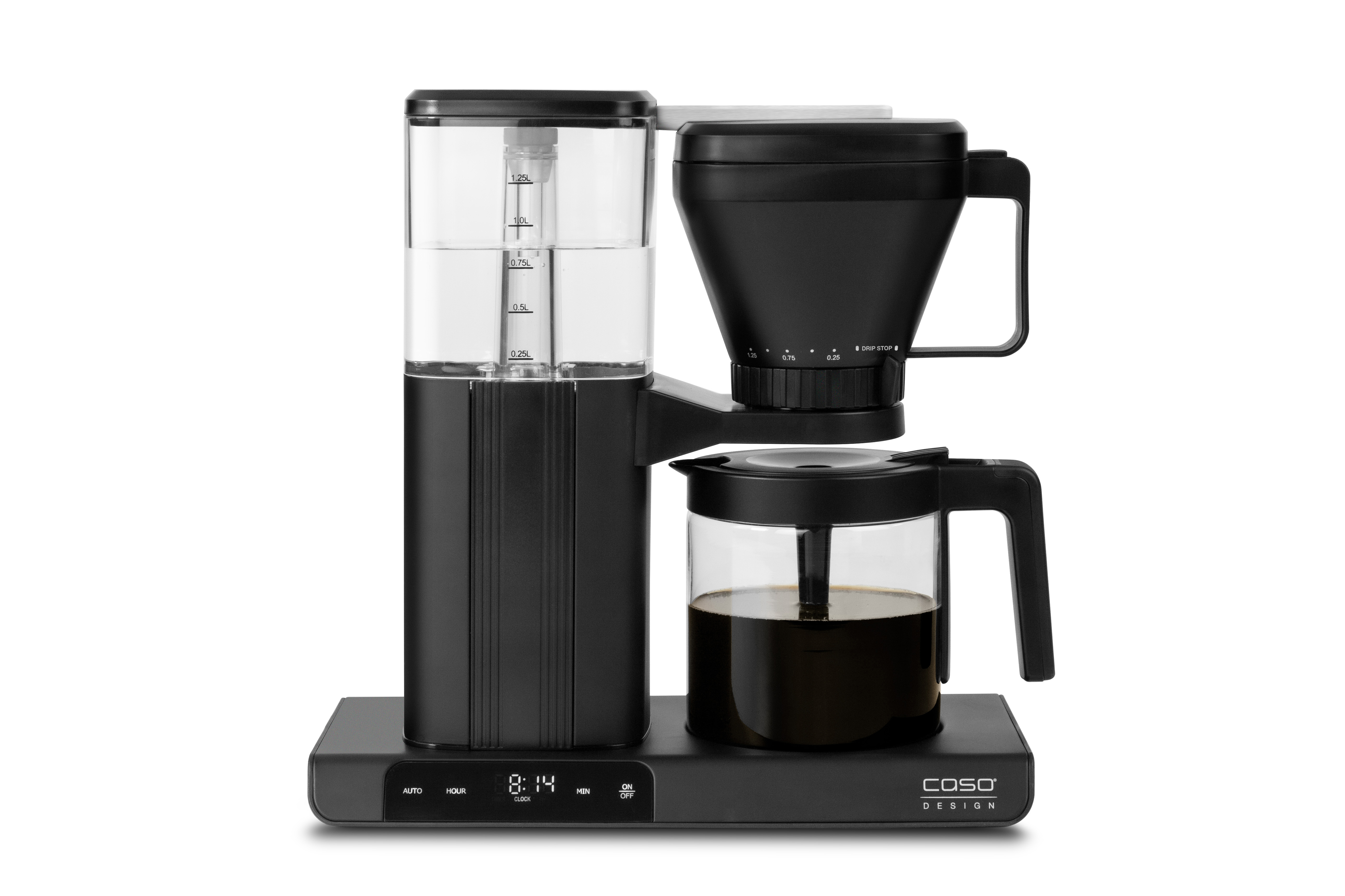 Kavos aparatas Caso Design Coffee Maker Aroma Sense Manual, 1550 W, Black