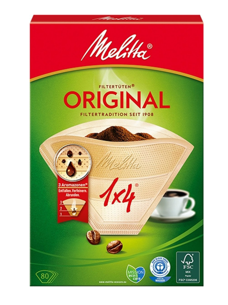 Popieriniai filtrai Melitta nr.4 80 vnt.