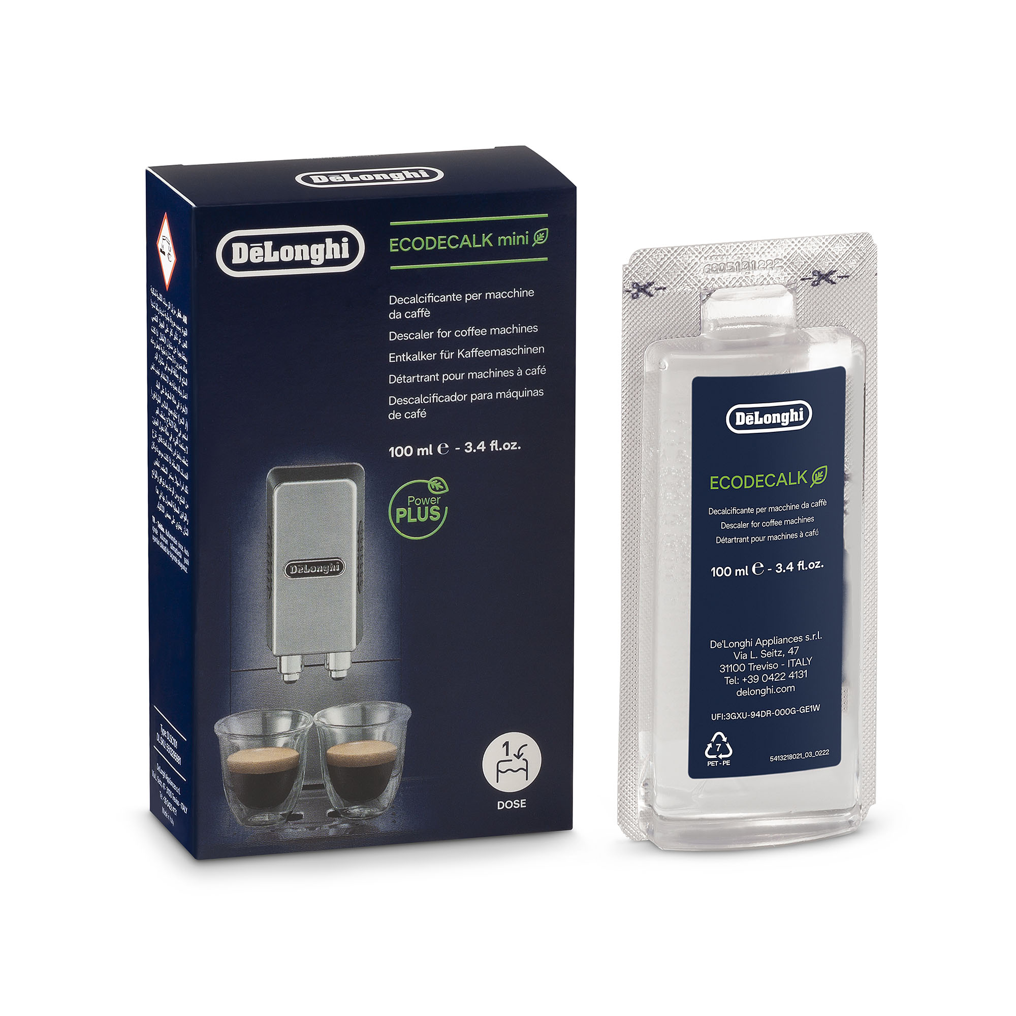 Nukalkintojas DeLonghi Mini EcoDecalk, 100ml