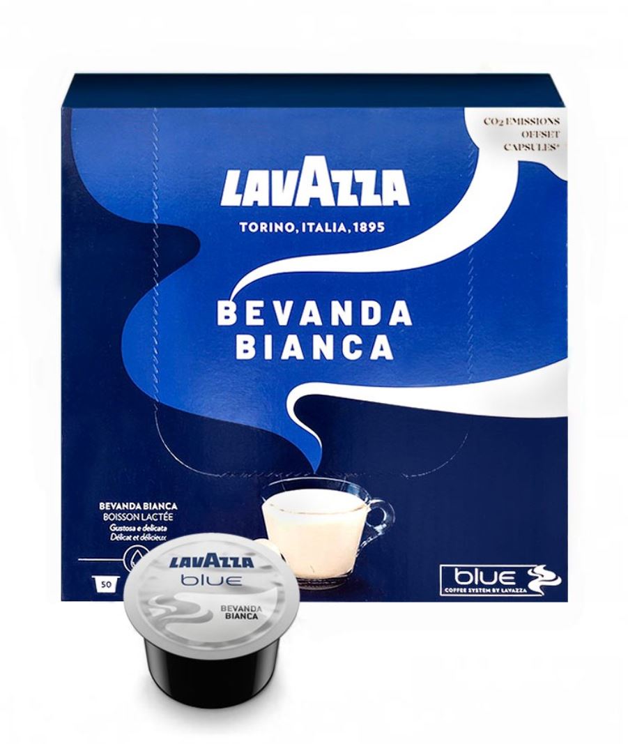 Pieno kapsulės LAVAZZA BLUE BEVANDA BIANCA 50 vnt.