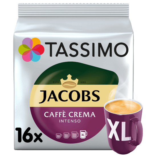 Jacobs Tassimo Crema Intenso XL, 16vnt