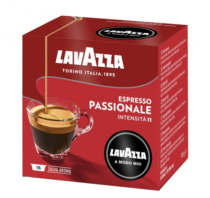 Kavos kapsulės Lavazza MODO MIO Passionale, 16 kaps.