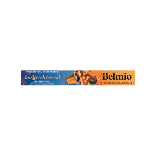 Kavos be kofeino kapsulės Belmio Decaffeinato Caramel, Nespresso kavos aparatams, 10 kap / BLIO31561