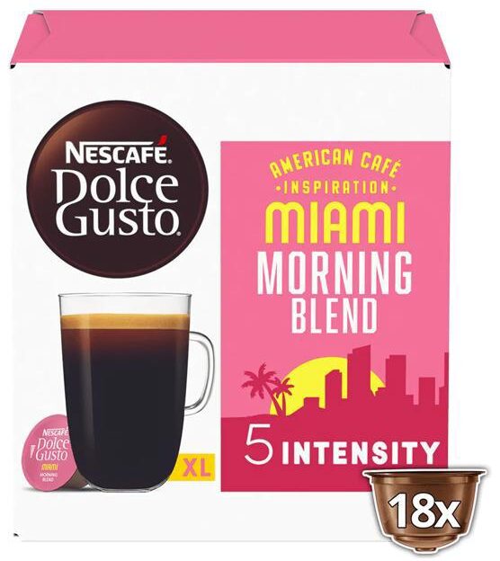 Nescafe Dolce Gusto Miami Morning Blend,18vnt