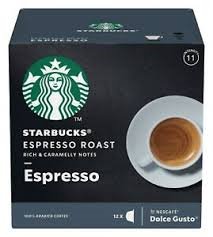 Kavos kapsulės STARBUCKS Espresso Roast, Dolce Gusto aparatams, 12 kaps.