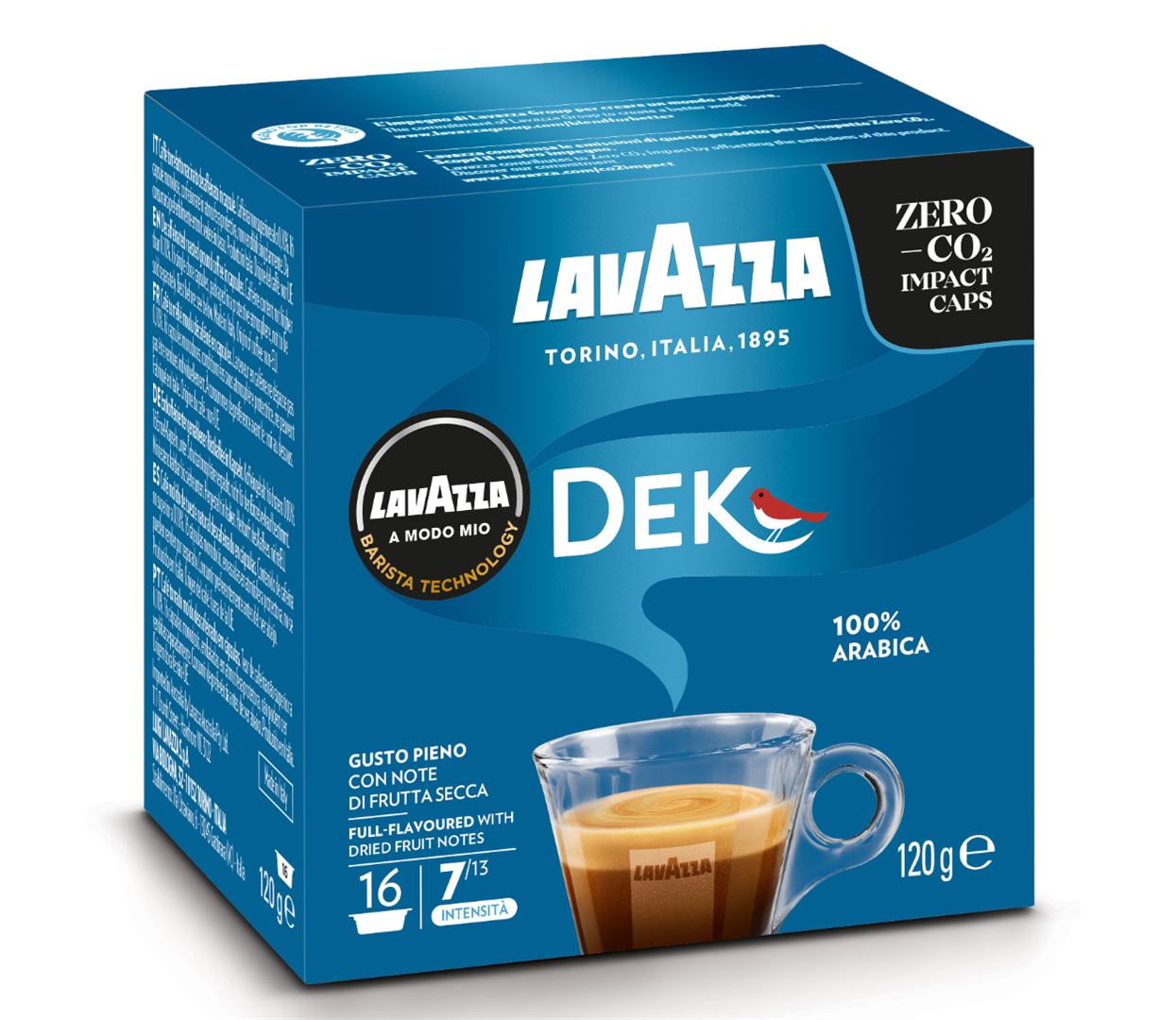 Kavos kapsulės Lavazza MODO MIO  Dek Cremoso, 16 kaps.