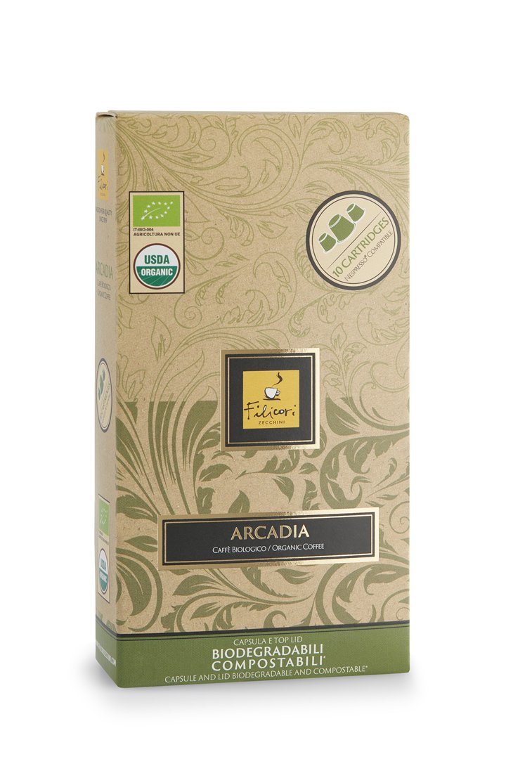 Kavos kapsulės Filicori Zecchini Arcadia Bio/Organic 10vnt.