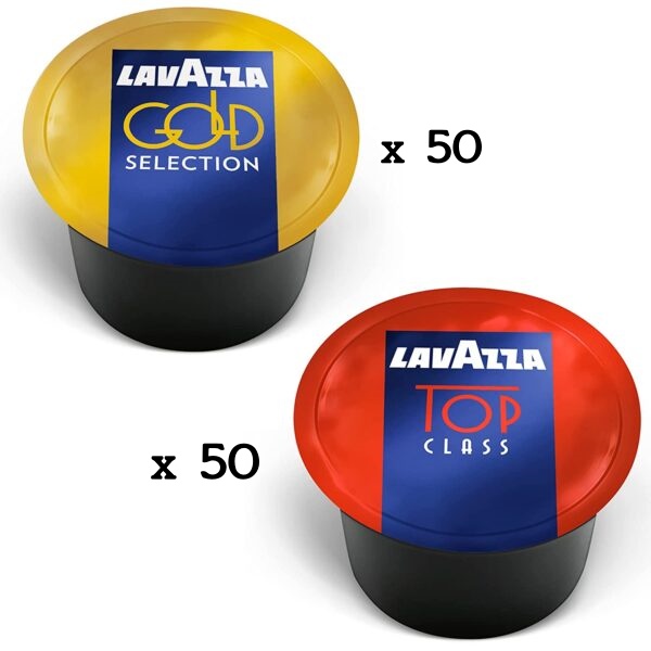 100 vnt. Lavazza Blue kapsulių rinkinys (2 rūšys)