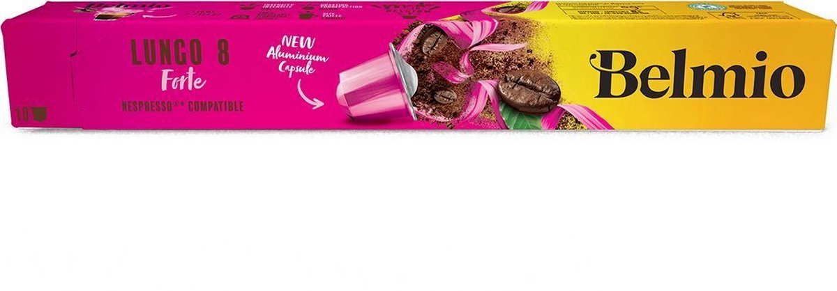 Belmoca Belmio Sleeve Lungo Forte Coffee Capsules for Nespresso coffee machines