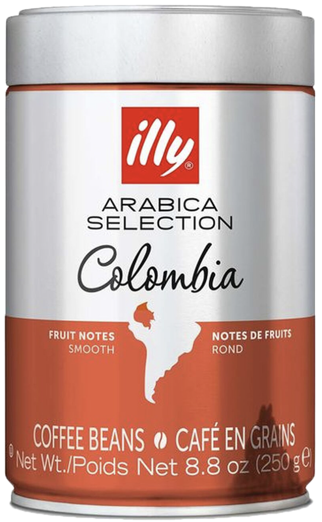 illy arabica selection Colombia pupelės, 250g