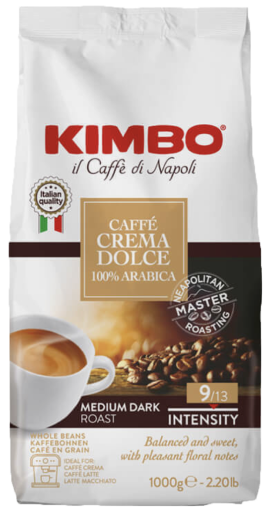 Kimbo Caffe Crema Dolce 100% arabica, 1kg