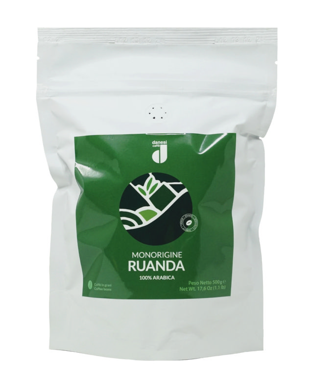 Kavos pupelės Danesi Monorigine Ruanda DN1010023, 500 g.