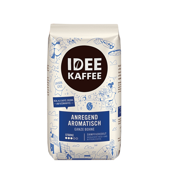 IDEE KAFFEE Anregend Aromatisch pupelės, 500g