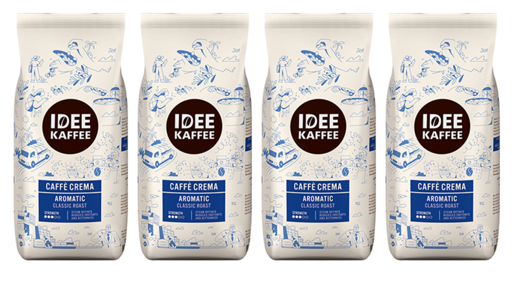 IDEE KAFFEE Crema Classic Roast, 1kg (4vnt)