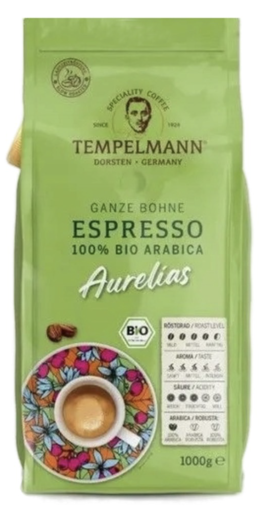 Tempelmann Espresso Aurelias , 1kg
