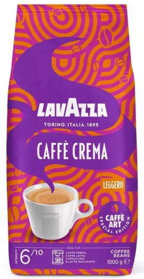 Lavazza Caffe Crema Leggero Caffè Art, 1kg