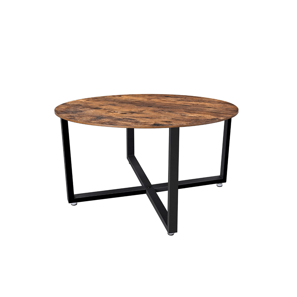 Pramoninio stiliaus apvalus Kavos staliukas | 88 x 88 x 47 cm