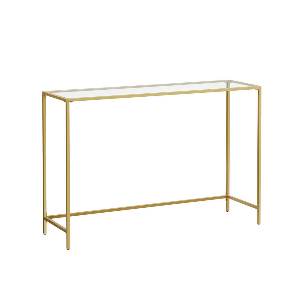 Minimalistinis Konsolinis staliukas | Grūdintas stiklas | 35 x 120 cm