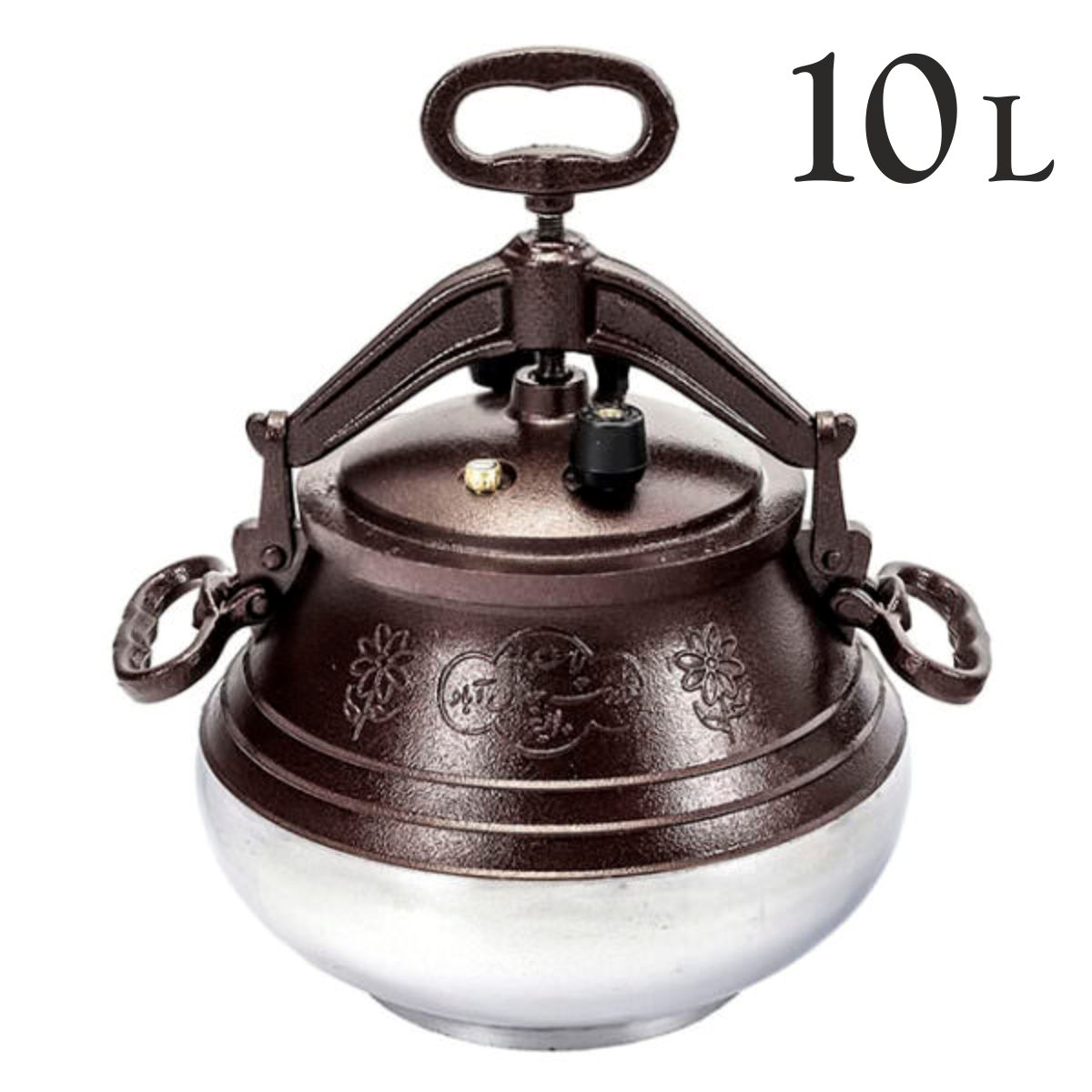 Afganistanietiškas kazanas 10L (9L) (dviejų spalvų)