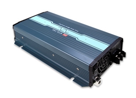 Įtampos keitiklis 12Vdc/230Vac 750W(1500W) su sinusine išėjimo įtampa, MEAN WELL