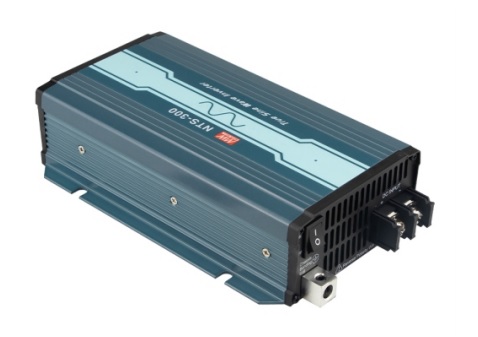 Įtampos keitiklis 12Vdc/230Vac 300W(600W) su sinusine išėjimo įtampa, MEAN WELL