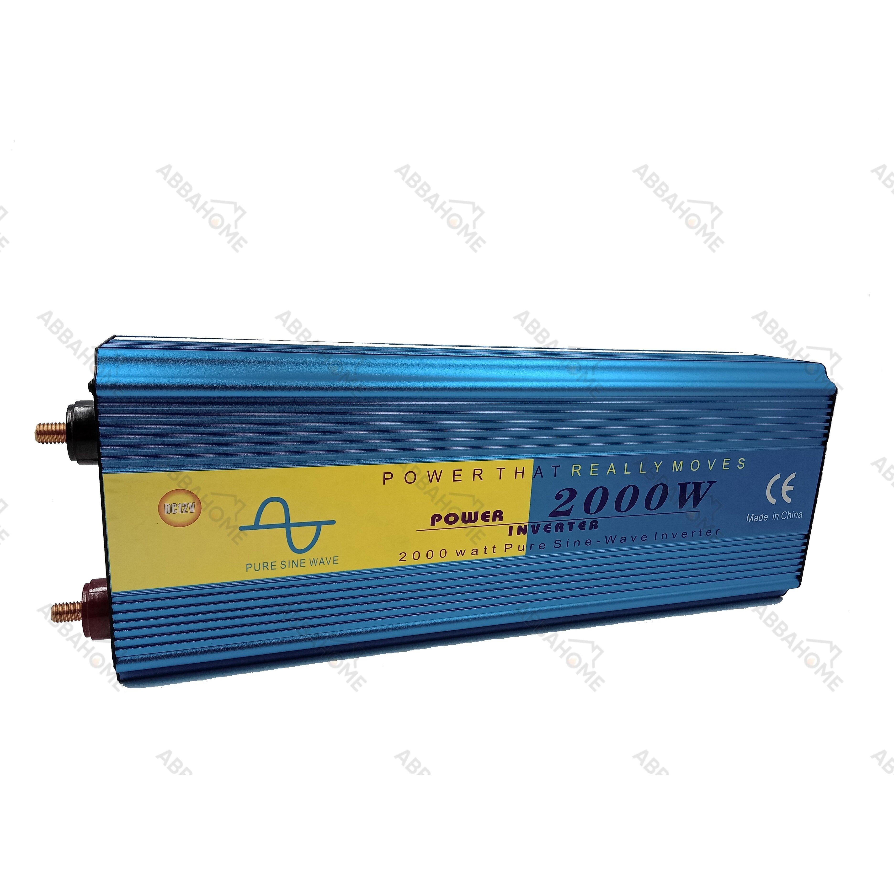 Įtampos keitiklis iš 12V į 220V 1000/2000W Švari sinusinė banga.