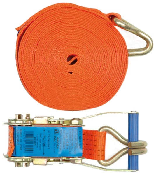 Diržas krovinių tvirtinimui 4t 6m 5cm LC 2000 daN Vorel