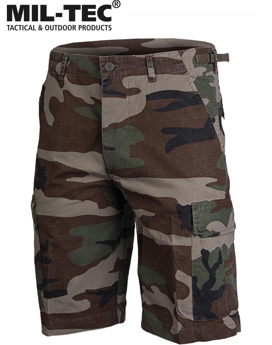 Šortai Mil-Tec US BERMUDA PREWASH WOODLAND S