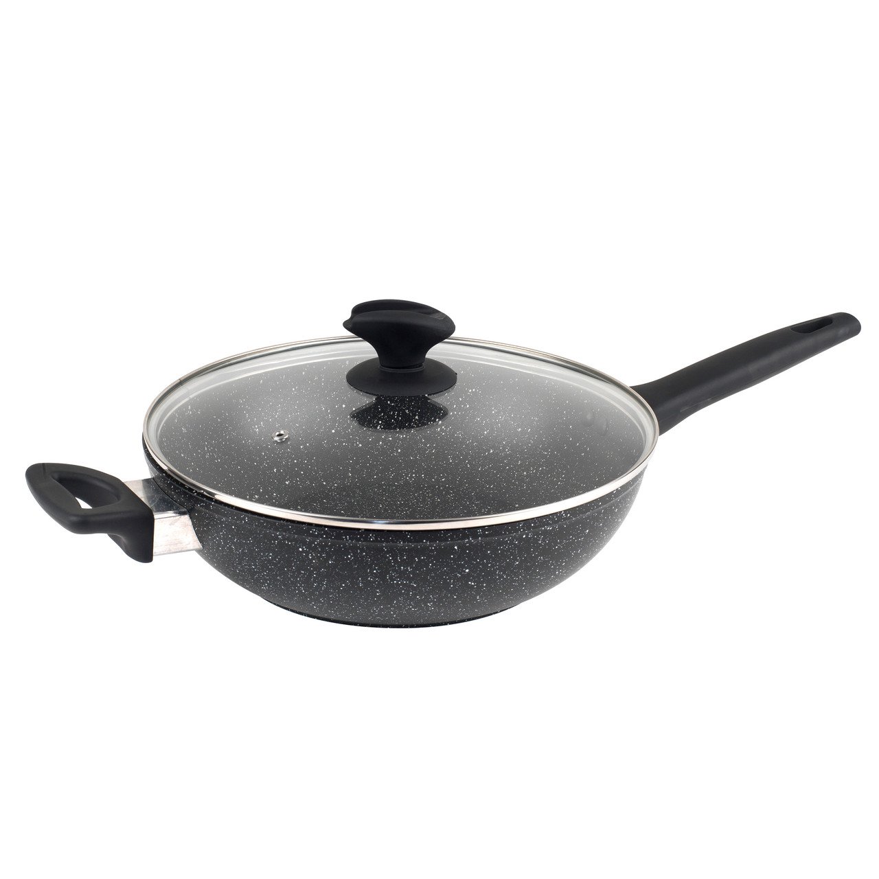 Russell Hobbs RH00488MOB 28CM MARBLE WOK - BLACK