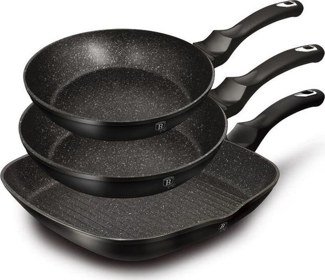 Pan Berlinger Haus wok Metallic Line 20 24 28cm 3pcs.