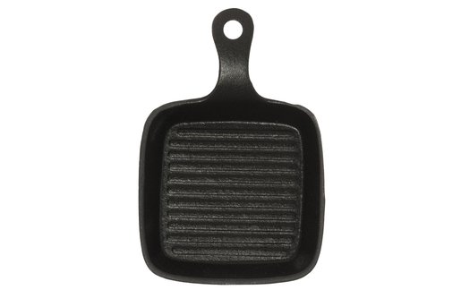 Ketaus keptuvė griliui MAKU PAN CAST IRON kvadratinė, 14cm