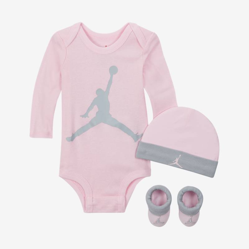 Jordan Baby Smėlinuko, Kepurės Ir Batukų Komplektas - Dydis 6-12 M (MJ0263-A9Y Bodžiai)
