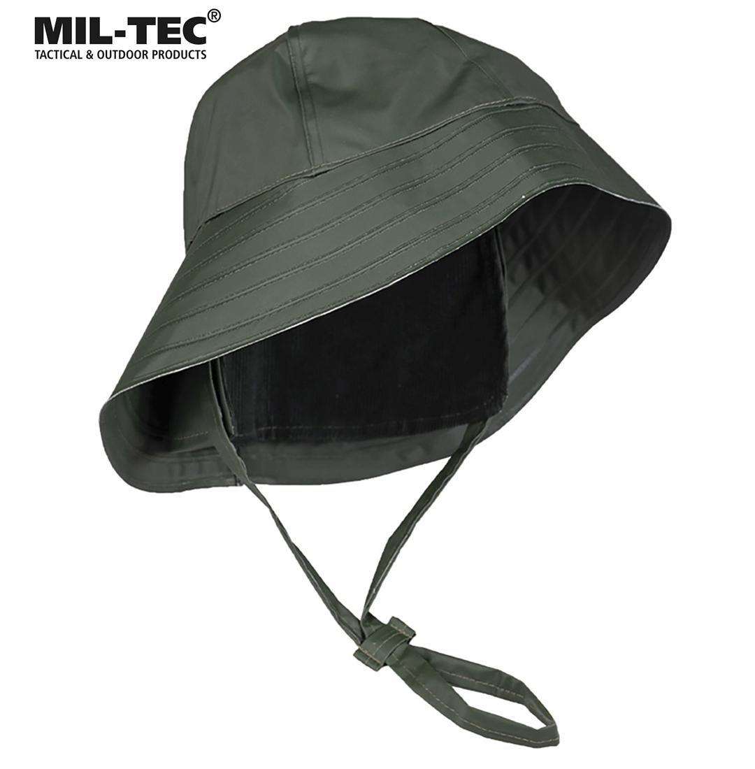 Mil-Tec žvejo kepurė nuo lietaus SUDWESTER žalia L