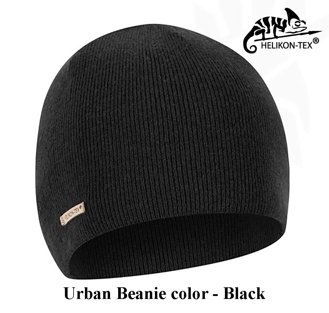 Helikon-Tex URBAN Beanie žieminė kepurė juoda .