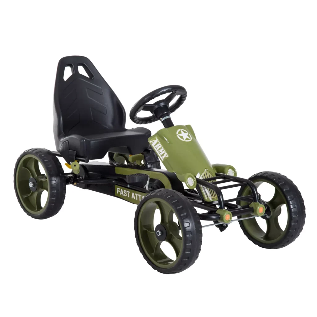 Go Kart Pedalinis kartingas su rankiniu stabdžiu