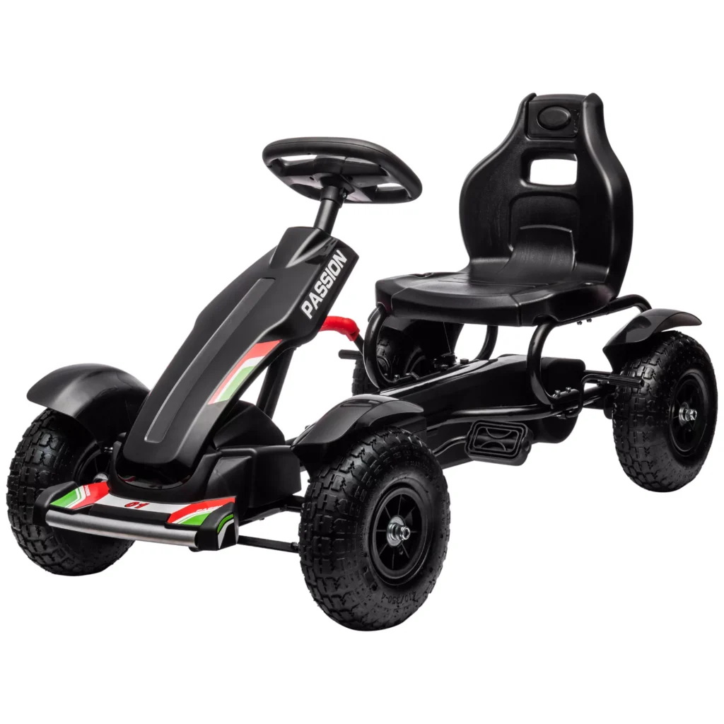 GoKart, pedalinė transporto priemonė, vaikiška transporto priemonė su reguliuojama sėdyne, 5-12 metų vaikams