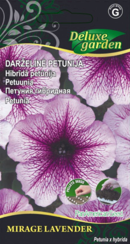 Darželinių petunijų sėklos MIRAGE LAVENDER, 10 vnt