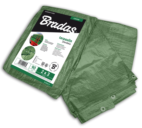 Sustiprintas tentas Bradas Green, 8m x 10m, 90 g/m²