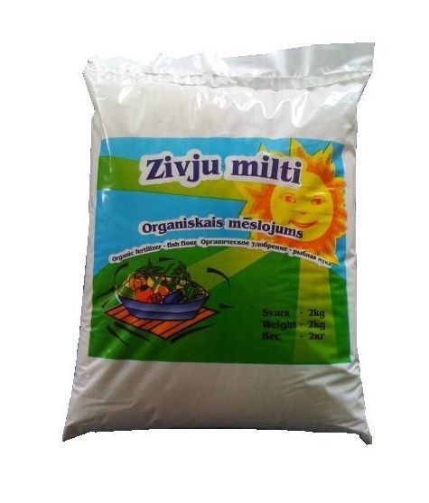 Organinės trąšos - žuvų miltai, 2 kg