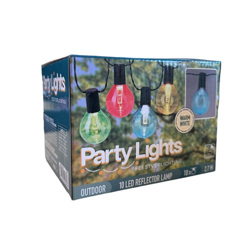 LED lauko girlianda PARTY LIGHTS, 10 LED, 2,7 m