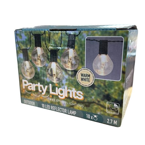 LED lauko girlianda PARTY LIGHTS, 10 LED, 2,7 m