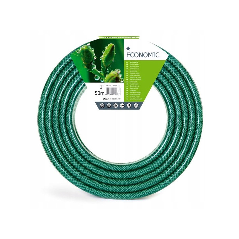 10-032 C.GARDEN HOSE. EKONOMINĖ 1" 50 m *