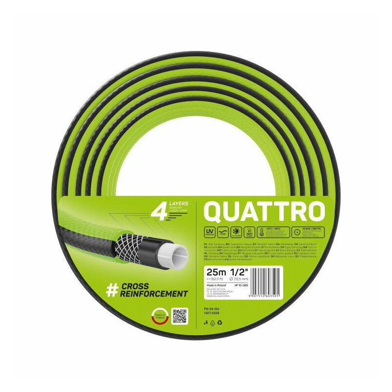 10-073 C.GARDEN HOSE. QUATTRO 3/4" 50 m