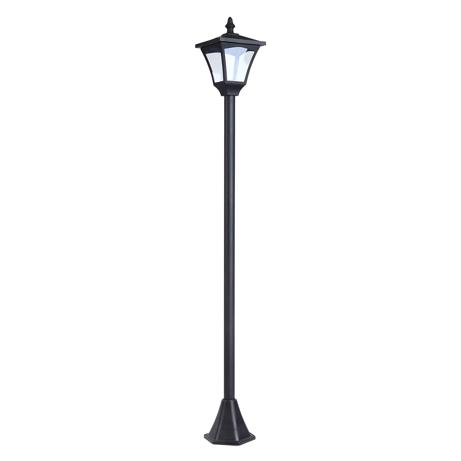 Led saulės energija pakraunami sodo šviestuvai, žibintai  15 x 15 x 120 cm
