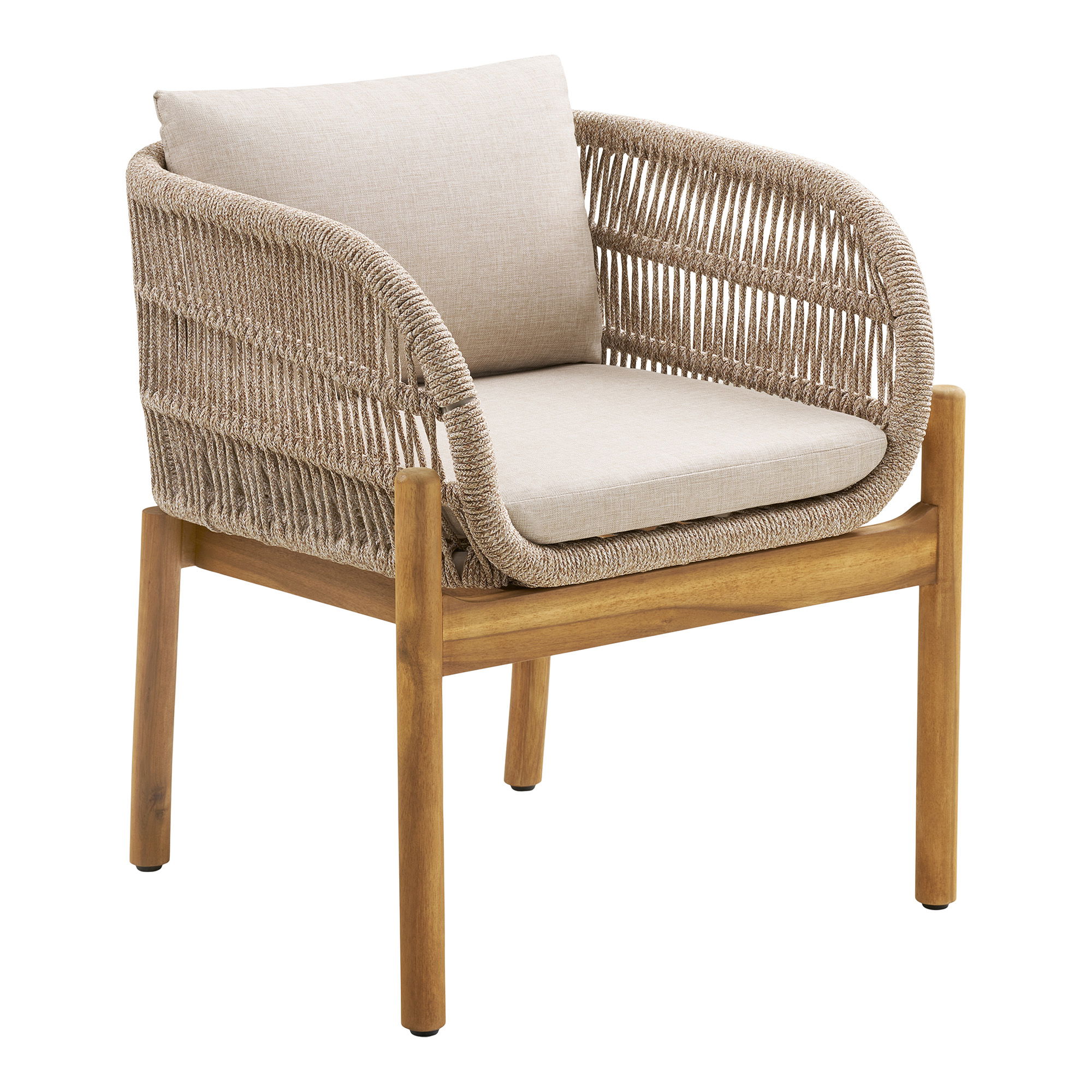 Lauko krėslas | 64,5 x 71 x 65 cm | Ruda | Smėlio
