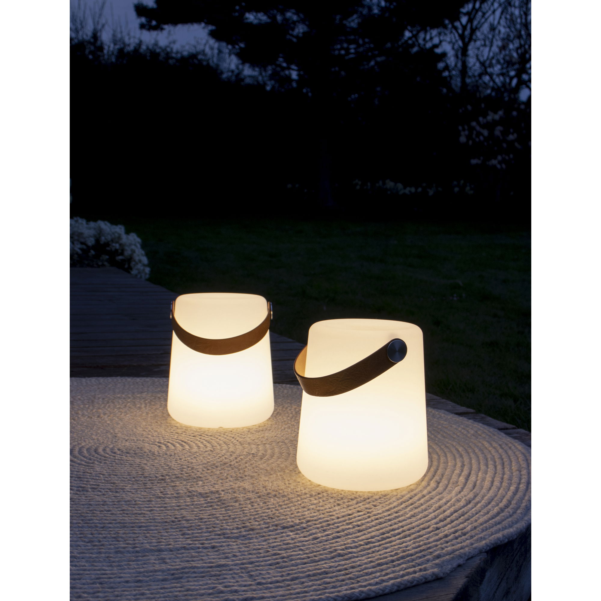 Šviečianti LED lempa | 17 x 21 x 17 cm | Balta
